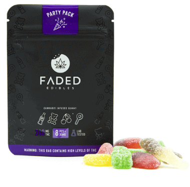 Party Pack 240mg THC Faded Edibles