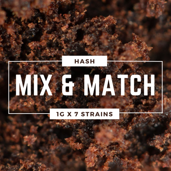 Mix N Match Hash 1g x 7 strains