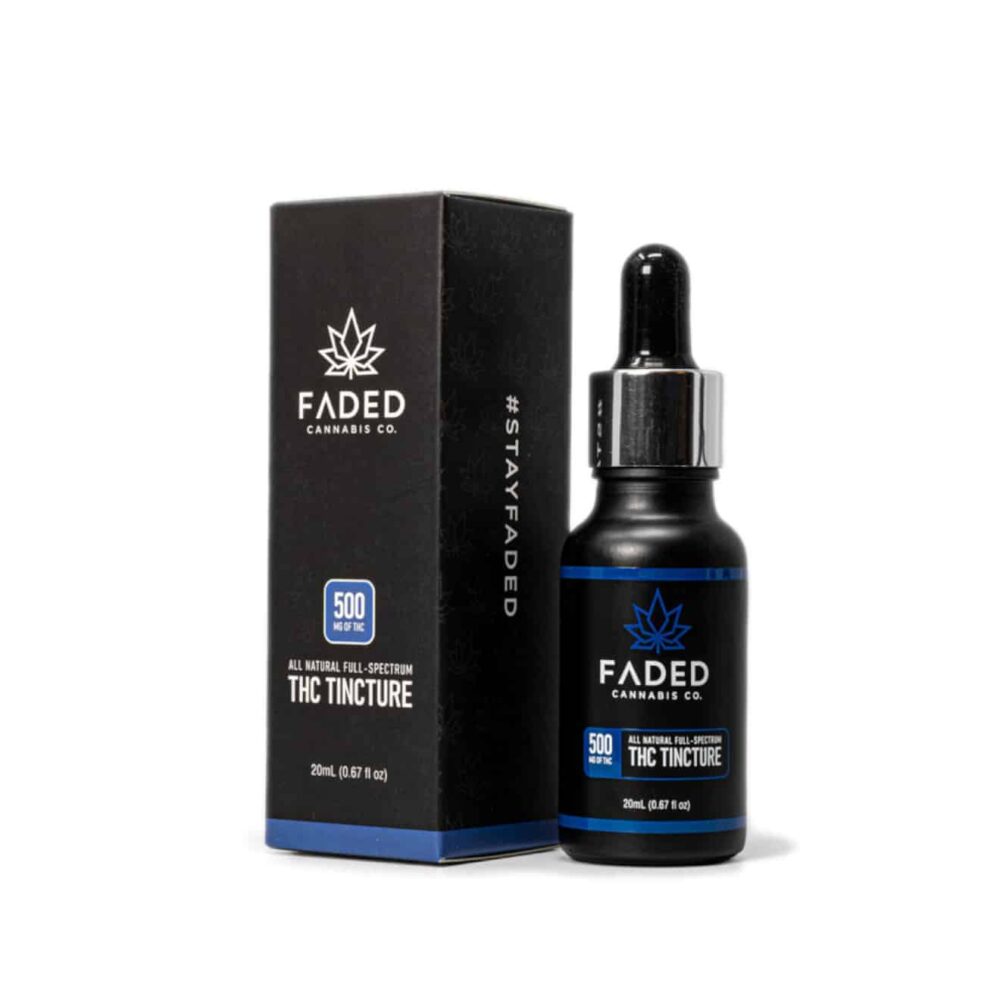 500Mg Thc Full Spectrum Tincture - Faded Cannabis Co