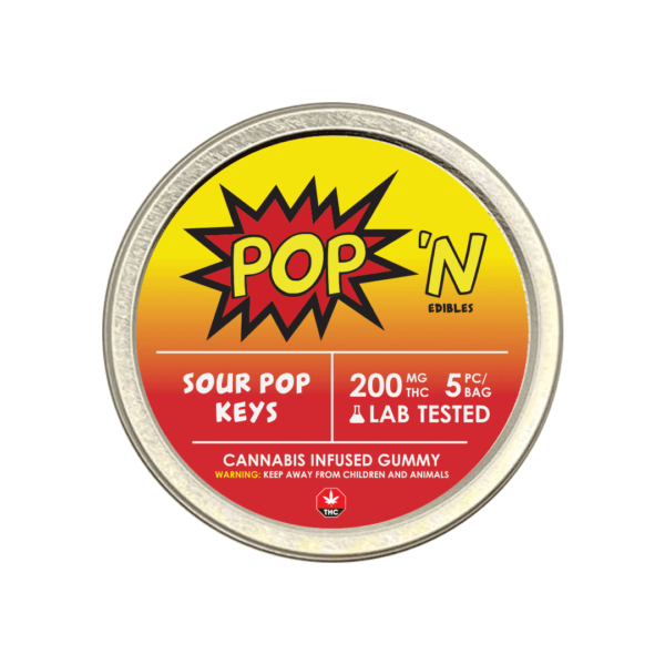 Pop'n Edibles - Sour Pop Keys