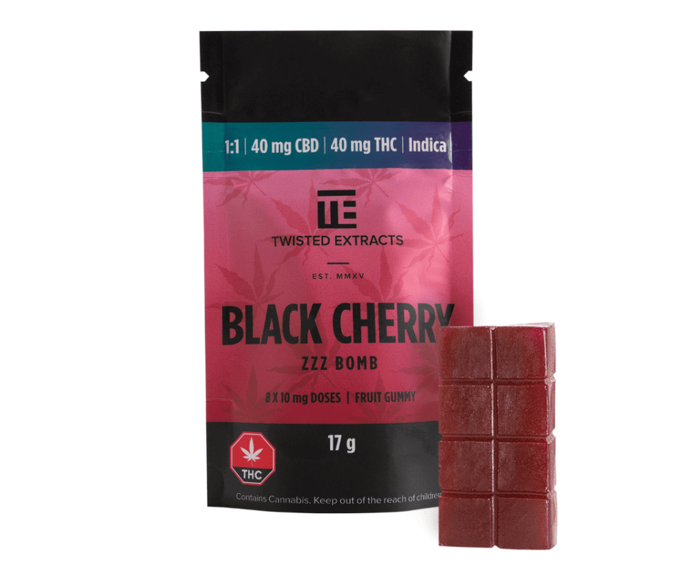 Twisted Extracts - Black Cherry 1:1 Cbd-Thc
