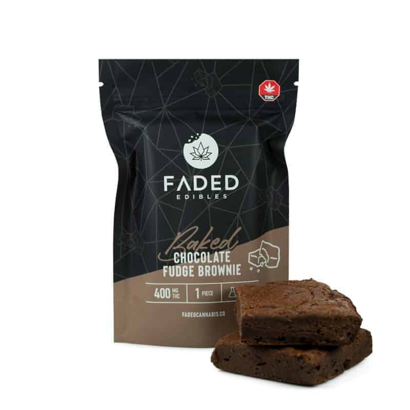 Chocolate Fudge Brownie (400Mg Thc) - Faded Cannabis Co.