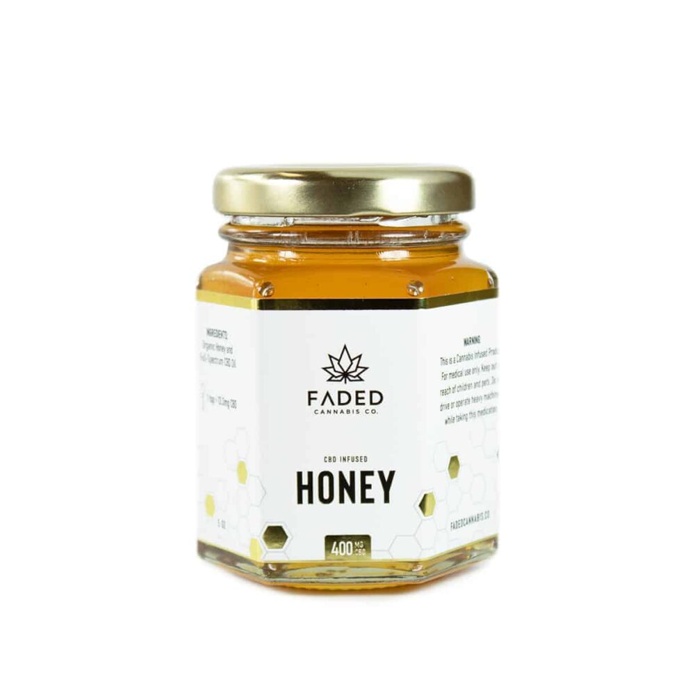 Organic Cbd Honey (400Mg Cbd) - Faded Cannabis Co.