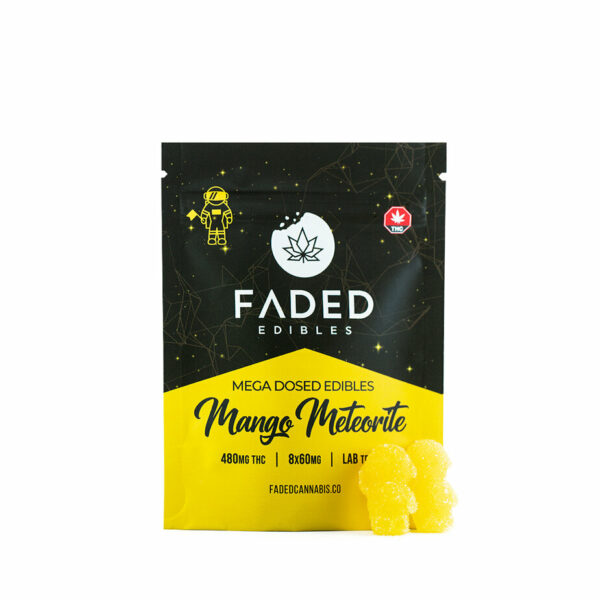 Faded Cannabis Co. Mango Meteorite Gummies