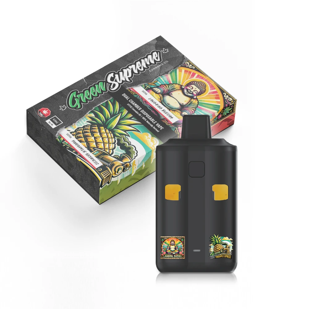 Dual Chamber Green Supreme 6mL HTFSE Vape Pens