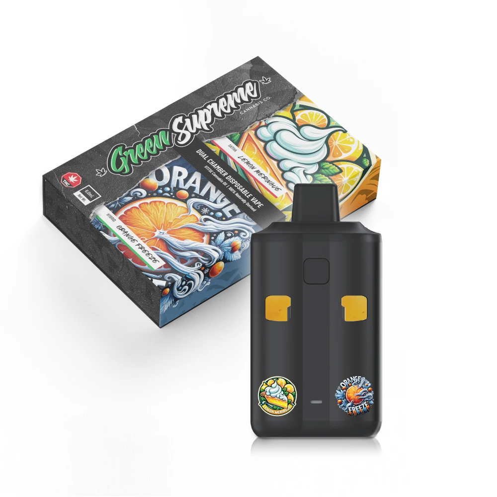 Dual Chamber Green Supreme 6mL HTFSE Vape Pens