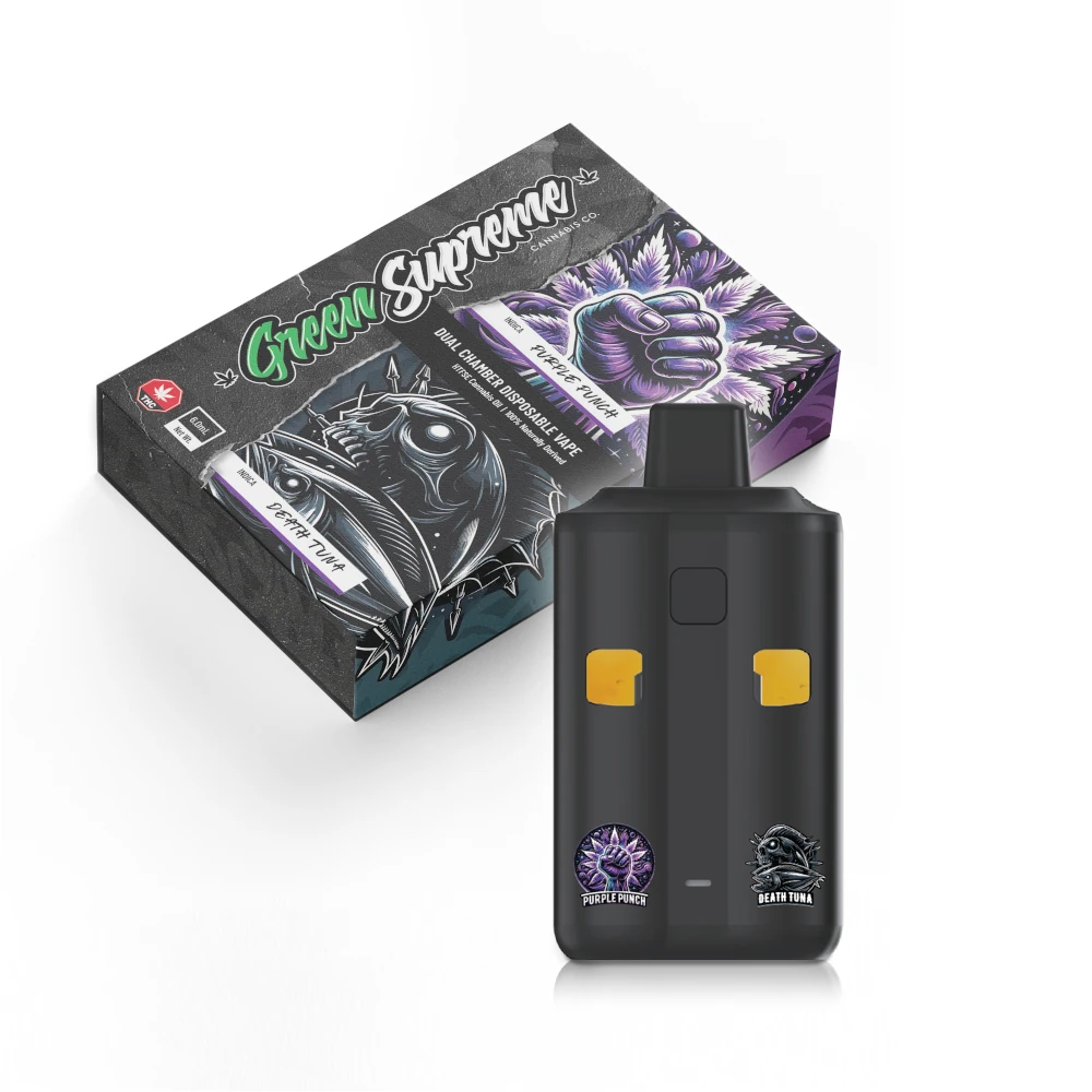 Dual Chamber Green Supreme 6mL HTFSE Vape Pens