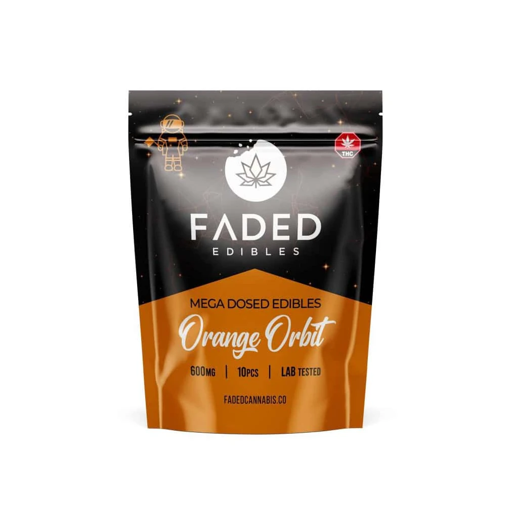 Orange Orbit Astronauts (600mg THC) - Faded Cannabis Co.