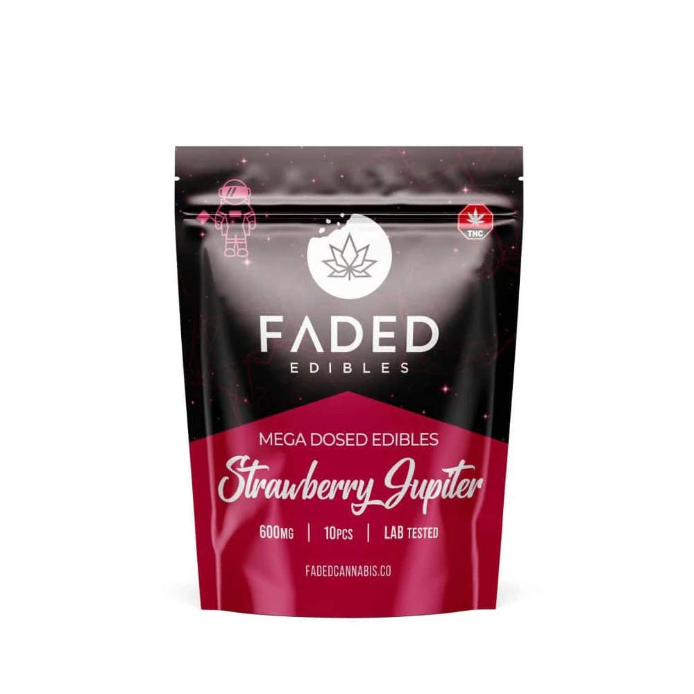 Strawberry Jupiter Astronauts (600mg THC) - Faded Cannabis Co.